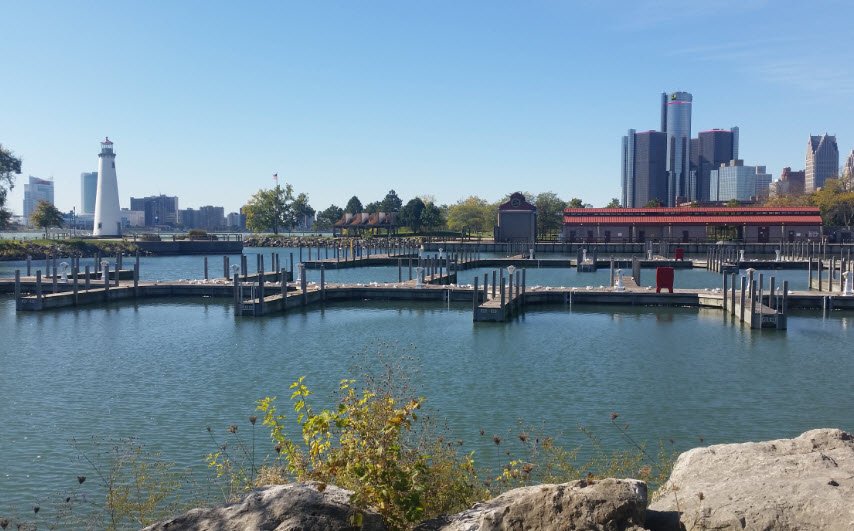 William G. Milliken State Park and Harbor, Michigan, USA